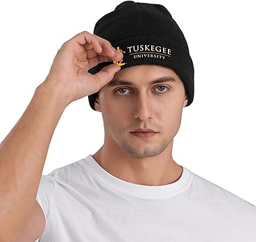 帽子 [0] Tuskegee University Knit Hat Tuskegee University Classic Warm Winter Knit Cap Fleece